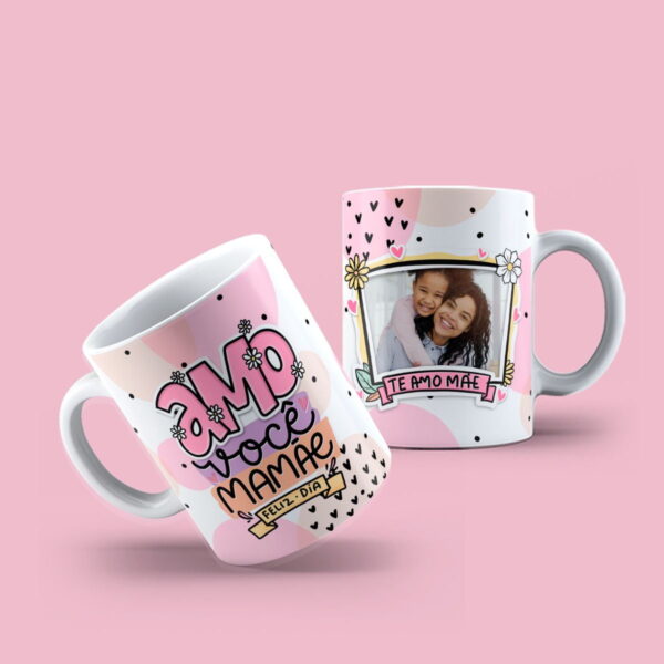 Artes Caneca Dia das Mães 2024 Combo Sublimação