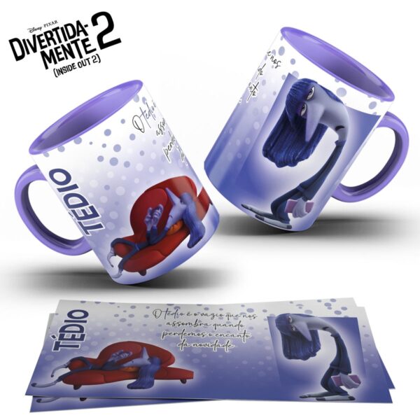 Artes Caneca Divertida Mente Frases Personagens Disney Png