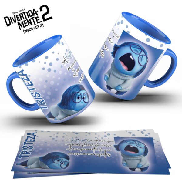 Artes Caneca Divertida Mente Frases Personagens Disney Png