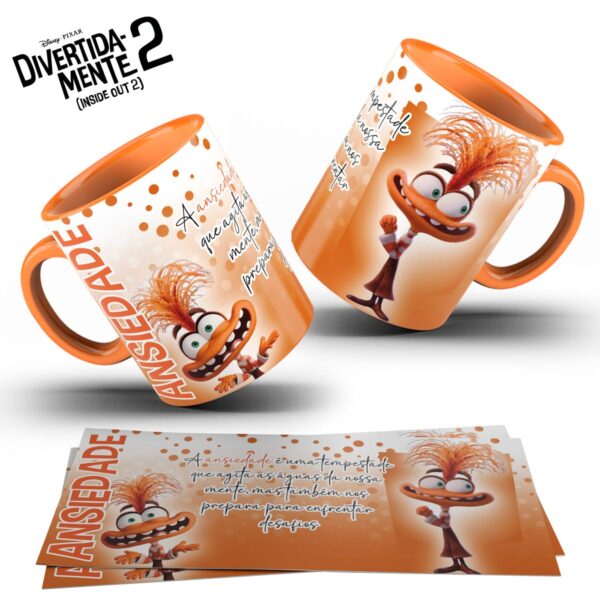 Artes Caneca Divertida Mente Frases Personagens Disney Png