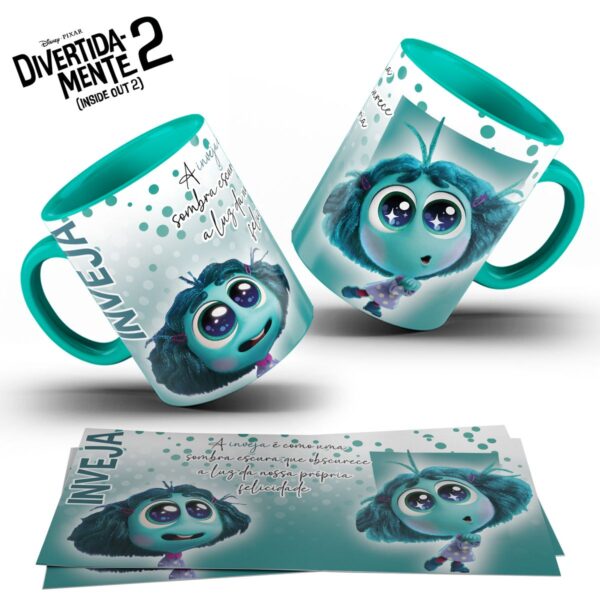 Artes Caneca Divertida Mente Frases Personagens Disney Png