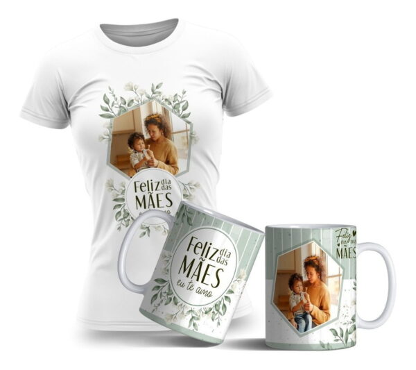 Artes Caneca E Camiseta Floral Dia Das Mães Editáveis Corel