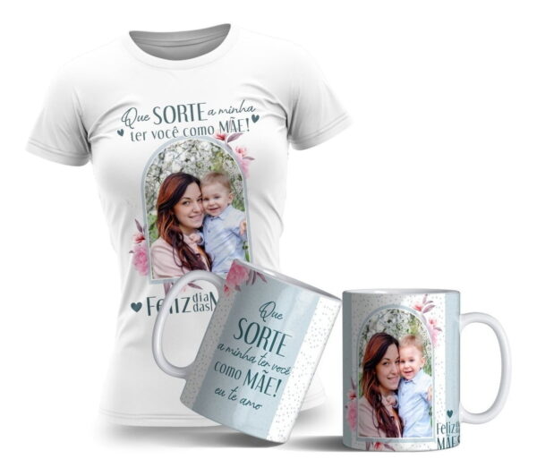 Artes Caneca E Camiseta Floral Dia Das Mães Editáveis Corel