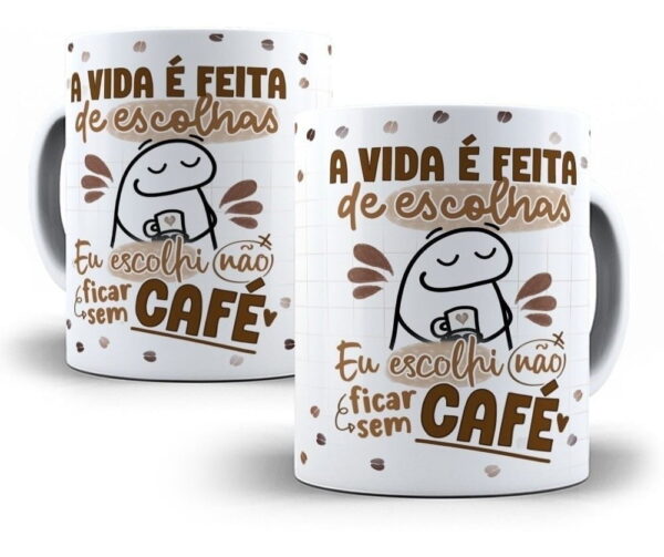 Artes Caneca Flork Café 24 Arquivos Editáveis P Sublimação