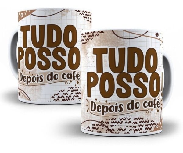 Artes Caneca Flork Café 24 Arquivos Editáveis P Sublimação