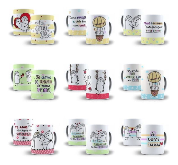 Artes Caneca Flork Dia Dos Namorados 26 Arquivos Png