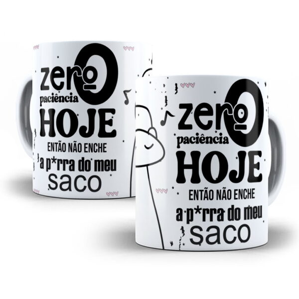 Artes Caneca Flork Foda-se Essa Merda Não Enche Meu Saco