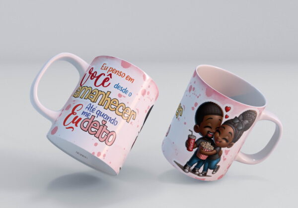 Artes Caneca Namorados Divertidos - Png - Imagem 2