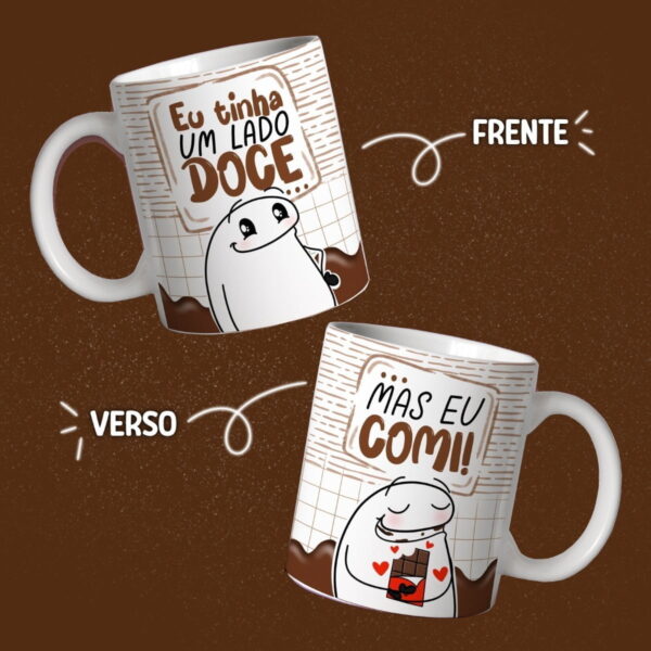 Artes Caneca Páscoa Flork Frases Engraçadas Chocolate