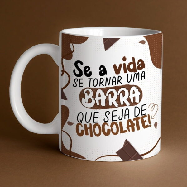 Artes Caneca Páscoa Flork Frases Engraçadas Chocolate