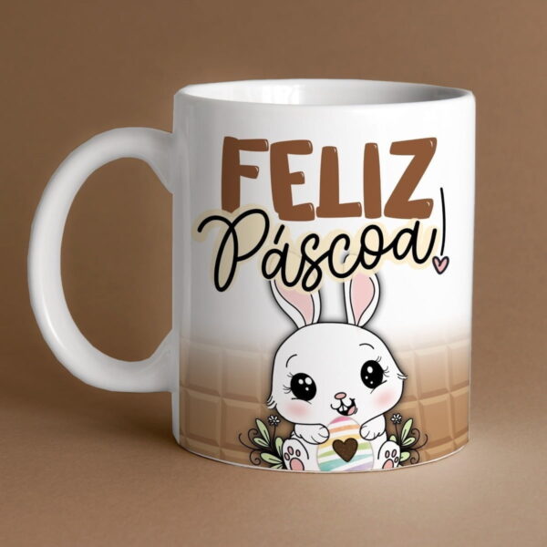 Artes Caneca Páscoa Flork Frases Engraçadas Chocolate