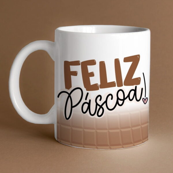 Artes Caneca Páscoa Flork Frases Engraçadas Chocolate