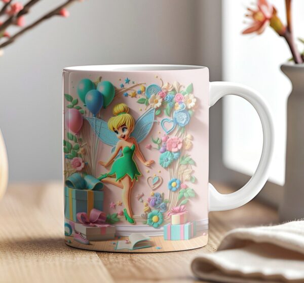 Artes Canecas Aniversários Personagens - Png - Imagem 5