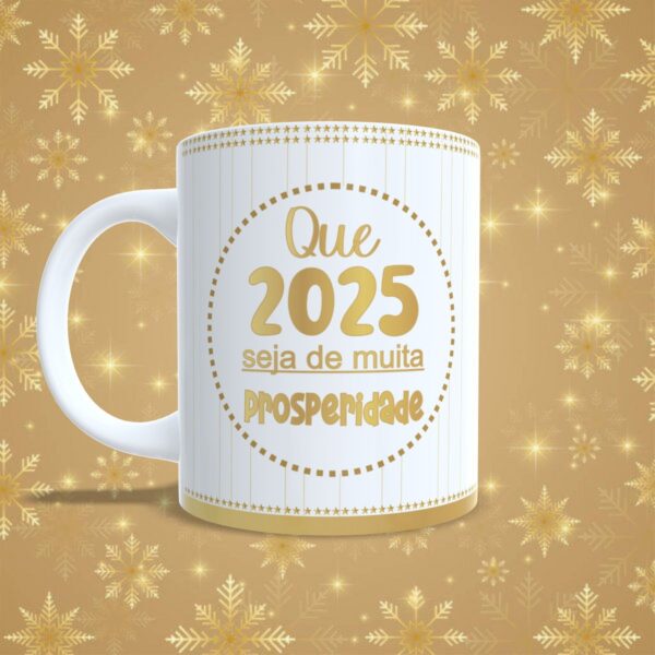 Artes Canecas Ano Novo 2025- Png e pdf - Imagem 3