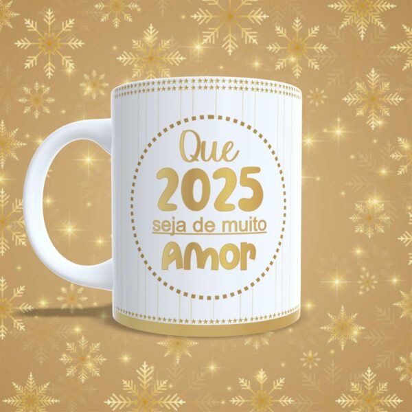 Artes Canecas Ano Novo 2025- Png e pdf - Imagem 4