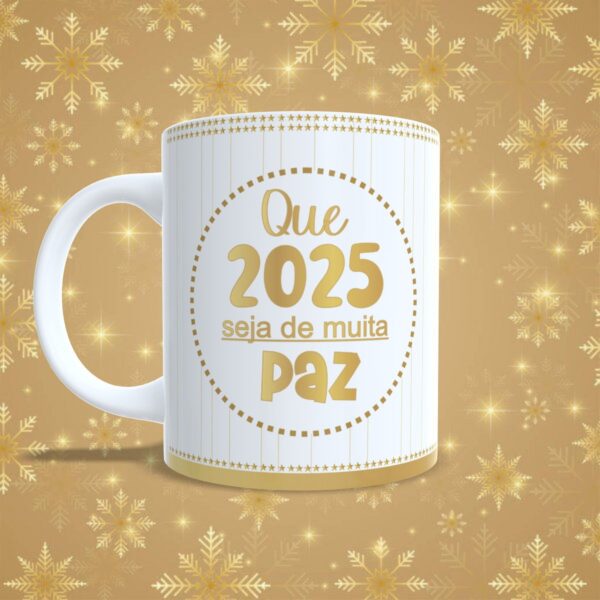 Artes Canecas Ano Novo 2025- Png e pdf - Imagem 2