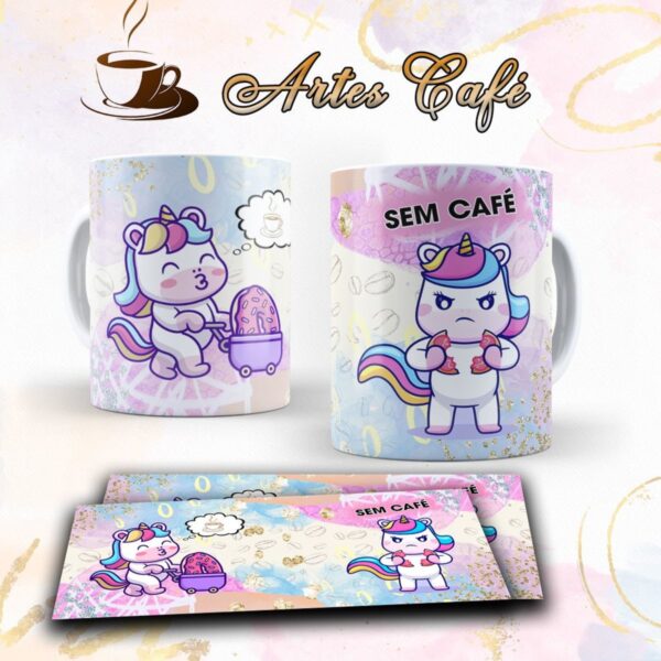 Artes Canecas com Café e sem Café - Arquivo Digital - Imagem 2