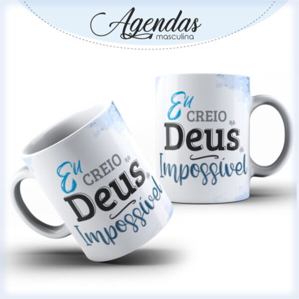 artes canecas deus do impossivel arquivo digital sublimacao xicaras