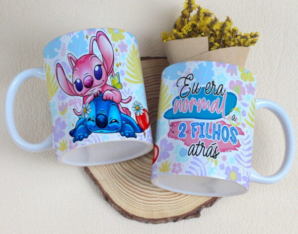 artes canecas dia das maes stitch arquivo digital dia da smaes sublimacao