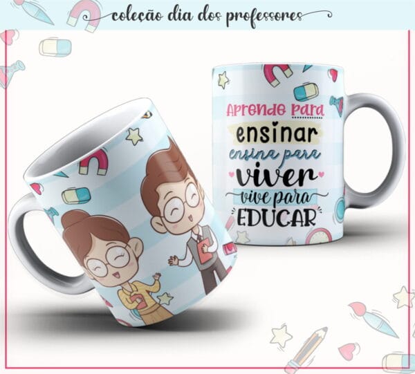 artes canecas dia dos professores arquivo digital arte para canecas