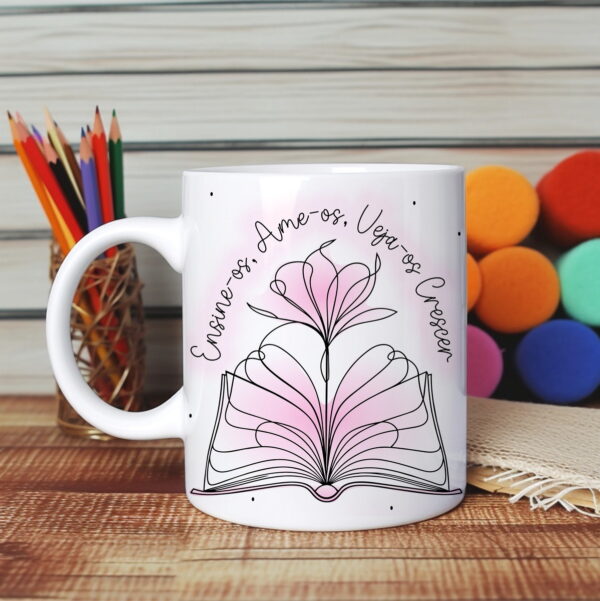 Artes Canecas Dia dos Professores Linha - Png
