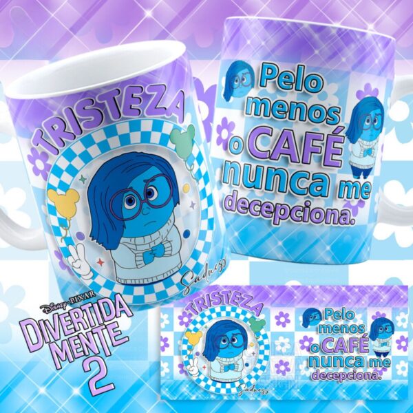 Artes Canecas Divertidamente 2 - Png - Imagem 5