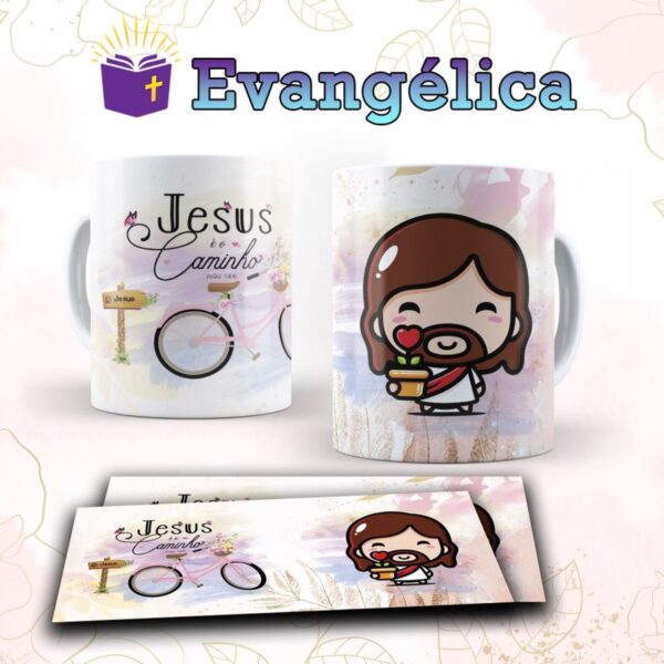 Artes Canecas Evangélicas - Arquivo Digital - Imagem 2