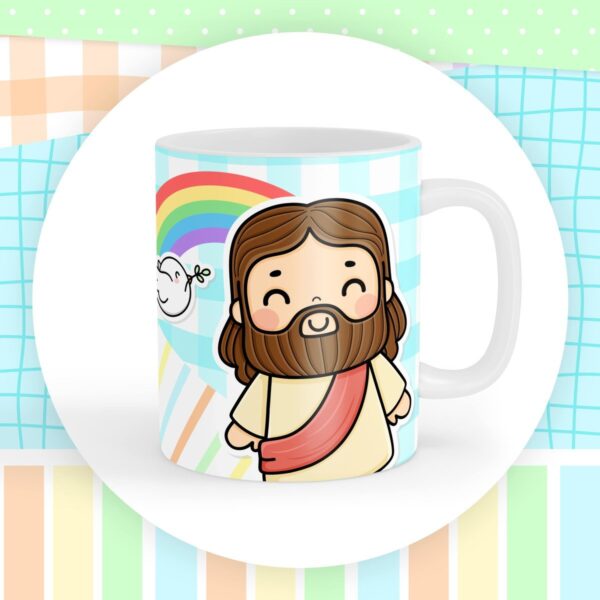 Artes Canecas Jesus Infantil - Arquivo Digital - Imagem 2