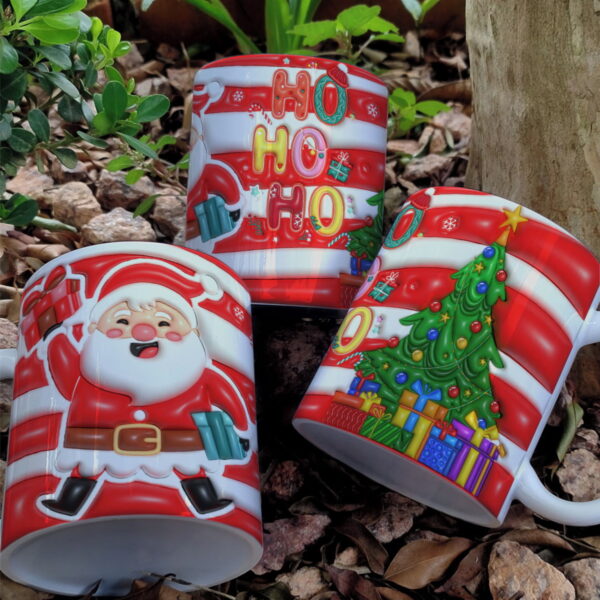 Artes Canecas Natal 3d - Arquivo Digital - Imagem 2
