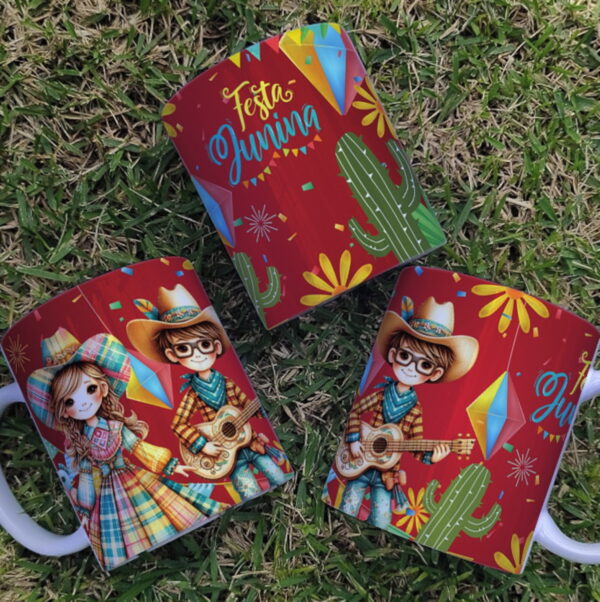 Artes Digitais Canecas Festa Junina - Png e Corel - Imagem 3