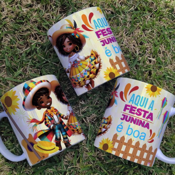 Artes Digitais Canecas Festa Junina - Png e Corel - Imagem 4