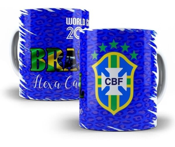 Artes Editáveis Caneca Photoshop E Corel Copa Qatar 2022