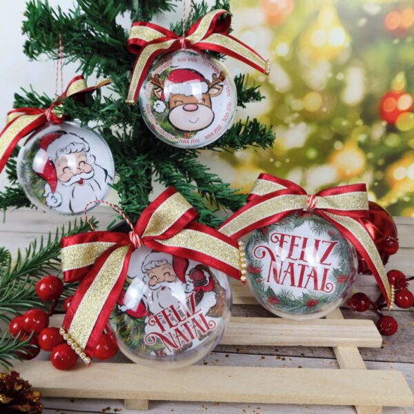 artes esferas natal arquivo digital lembrancinha personalizada