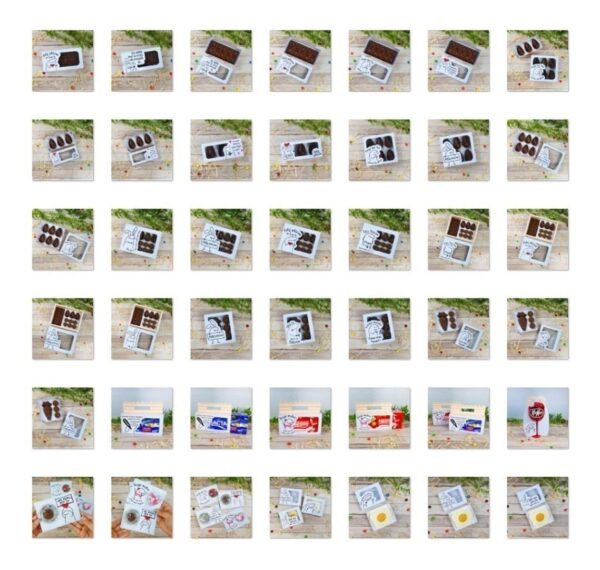 Artes Molde Embalagem Páscoa Pack Flork 1160 Arquivos