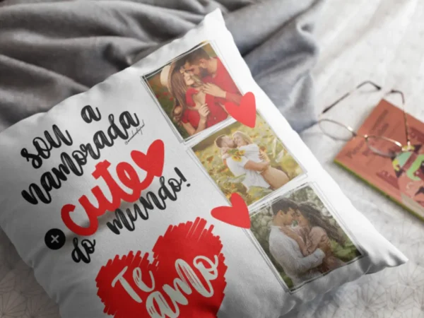 Artes para Azulejo, Almofada e Camisa - Dia dos Namorados