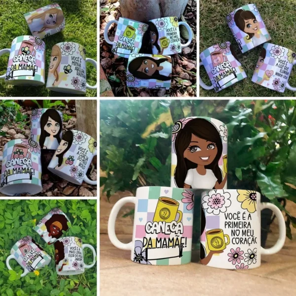 Artes para Caneca Dia das Mães – Arquivo Digital