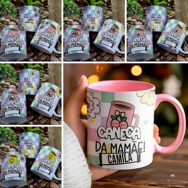 Artes para Caneca Dia das Mães – Arquivo Digital