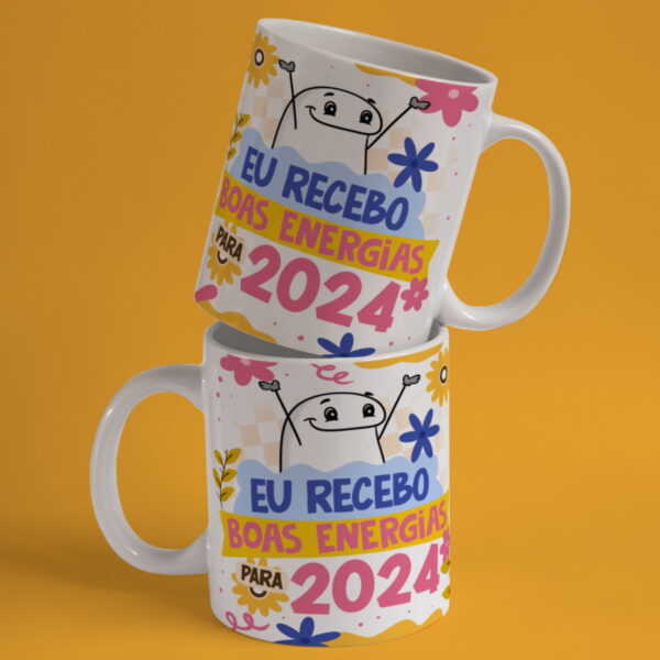 artes para caneca flork ano novo digital