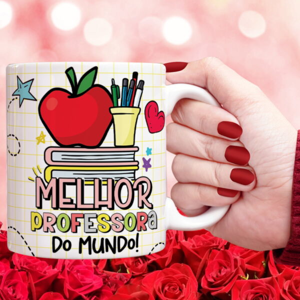 artes para canecas professoras png e corel caneca