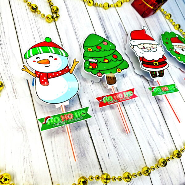 Artes para Pirulito Natal - Arquivo Digital - Imagem 2