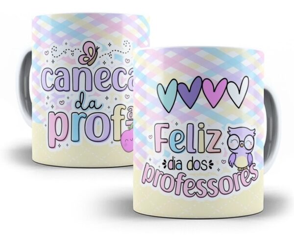 Artes Sublimação Caneca Dia Dos Professores Editável Corel