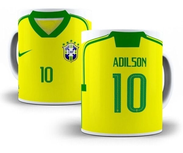 Artes Vetorizadas Caneca Brasil 2022 Copa Do Mundo Qatar