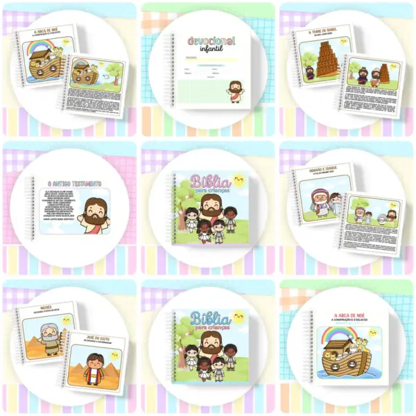 Biblia Infantil Em Pdf Kit Completo Para Criancas Cristas 5
