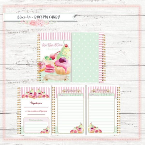 bloco a6 doceria candy arquivo digital registros