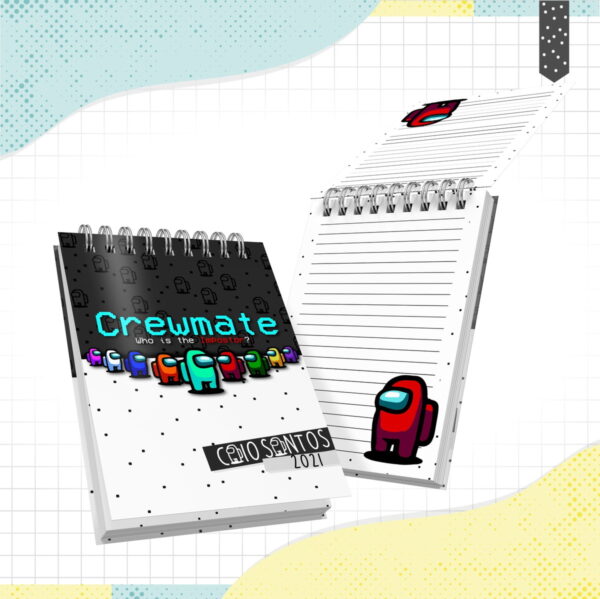 bloquinho a6 among us arquivo digital kit digital
