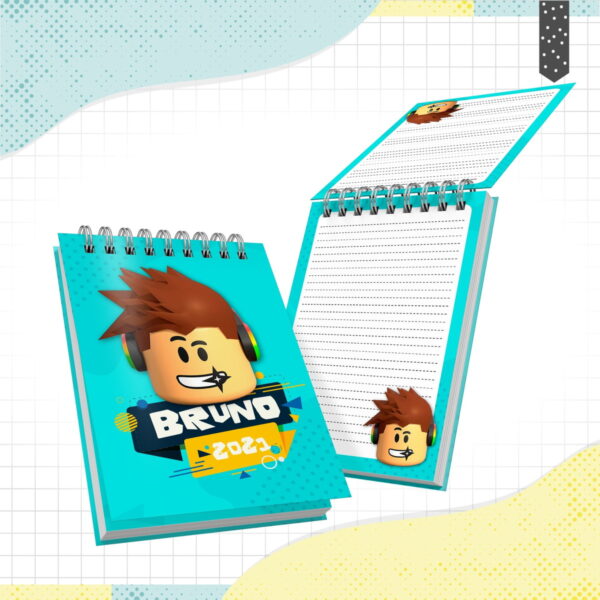 bloquinho a6 roblox arquivo digital bloquinho personalizado