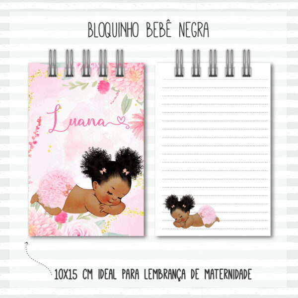 bloquinho anotacoes bebe negra afro arquivo digital miolo digital