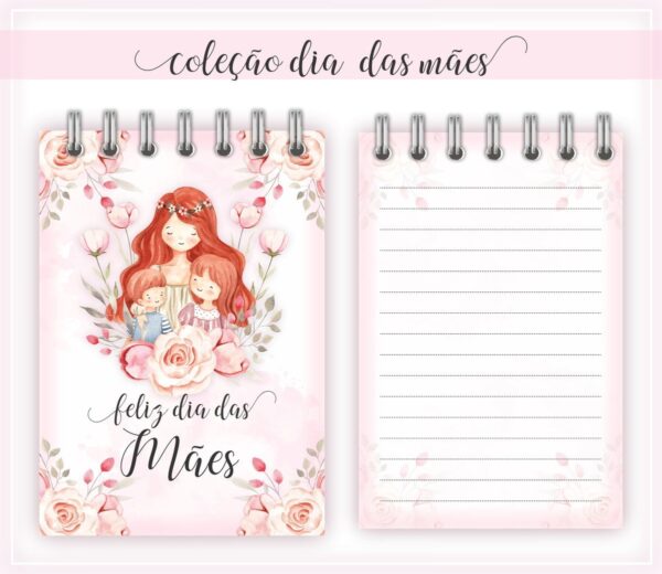 bloquinho dia das maes modelo 9 arquivo digital papelaria personalizada 1