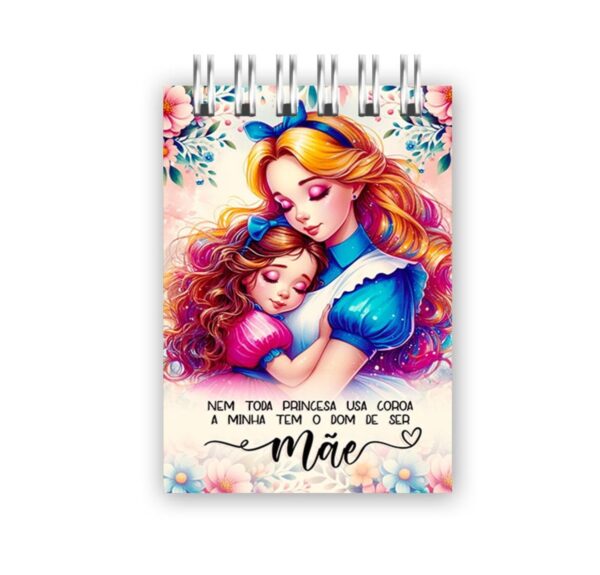 bloquinhos dia das maes princesas png e pdf bloco dia das maes encadernacao