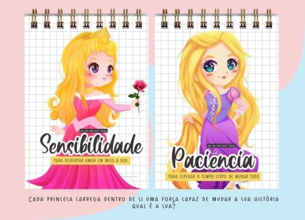 Bloquinhos Princesas - Arquivo Digital